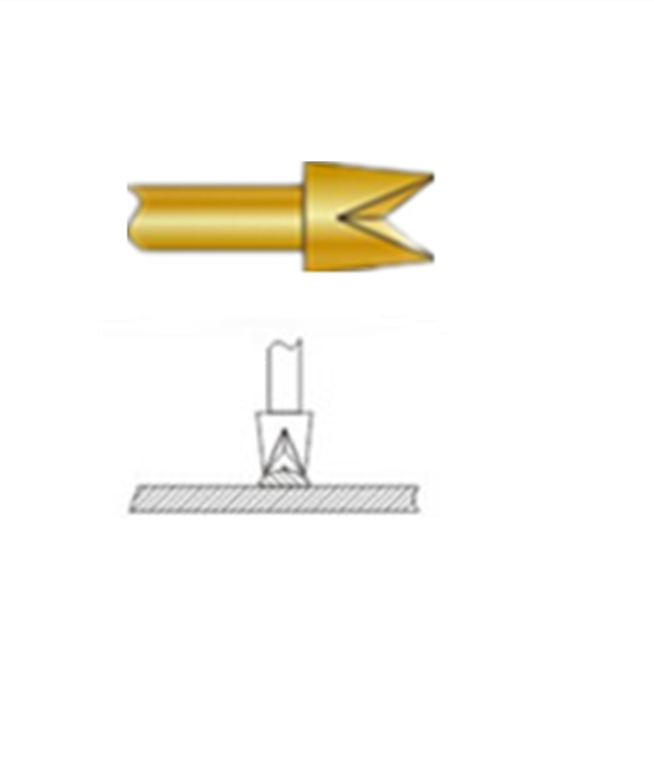 四爪頭探針、探針用法圖、探針原理圖、測試探針圖片