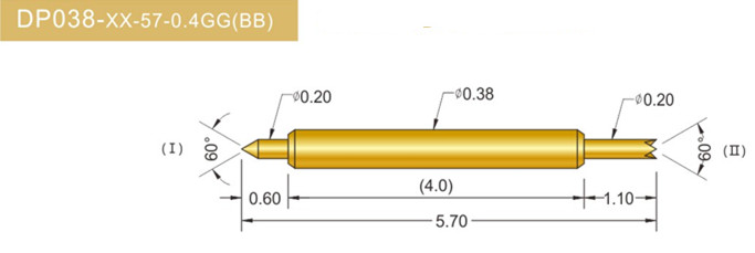 038雙頭探針、雙向探針探針、BGA雙頭探針、雙向彈簧探針、雙頭探針圖片